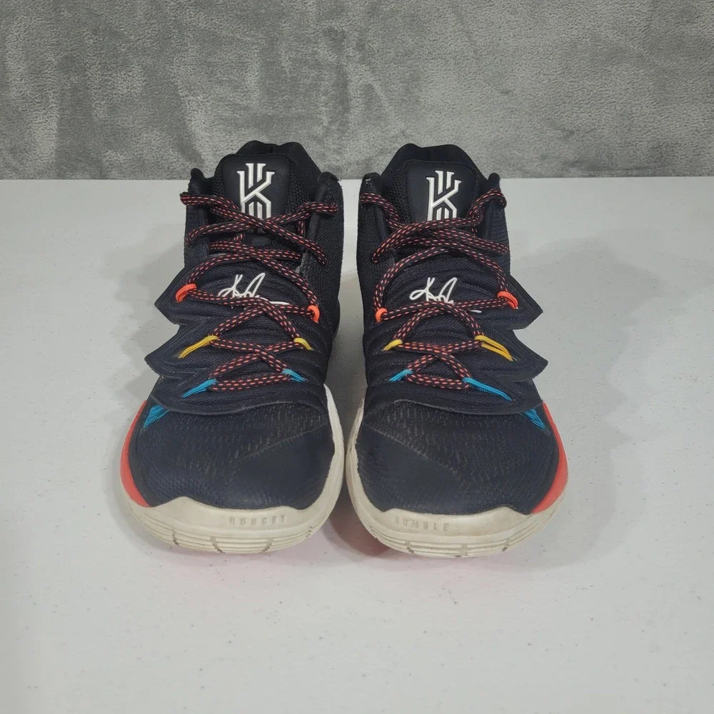 Nike Basketball Shoes Mens 8 Black Kyrie 5 Friends AO2918-006 TV Show Collab